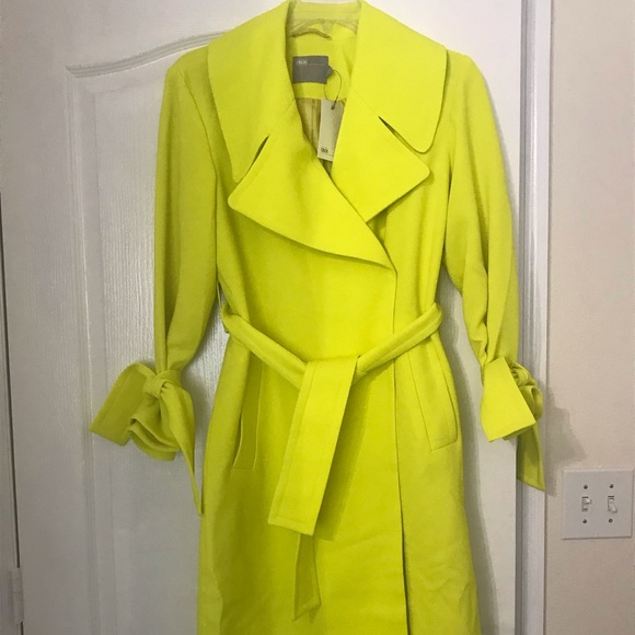 ASOS NEON WRAP TRENCH COAT - Picture 3 of 4